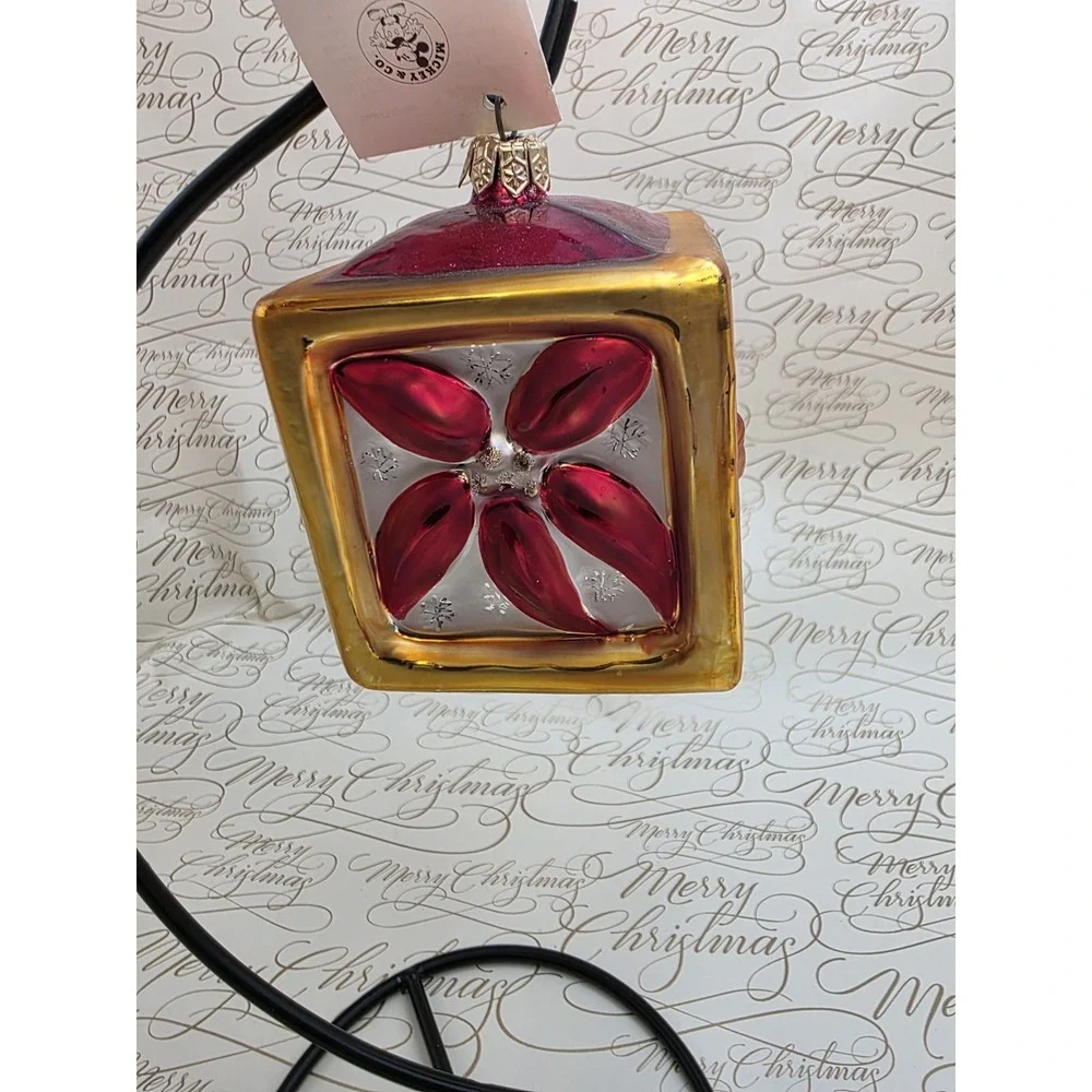 Christopher Radko Disney Donald Daisy Toy Block 98-DIS-11 Poland Ornament